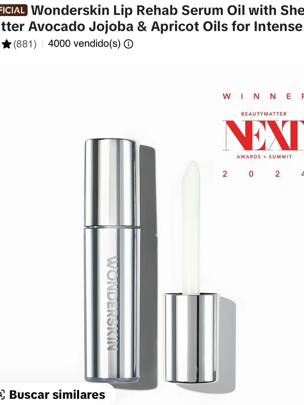 Hydrating Lip Rehab Serum Oil - Clear